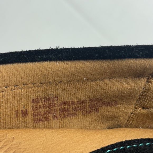 Montana Black Suede Casual Moccasin Size 7M - Picture 7 of 7